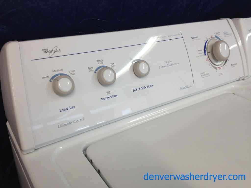 Whirlpool Washer/Dryer set, Ultimate Care II
