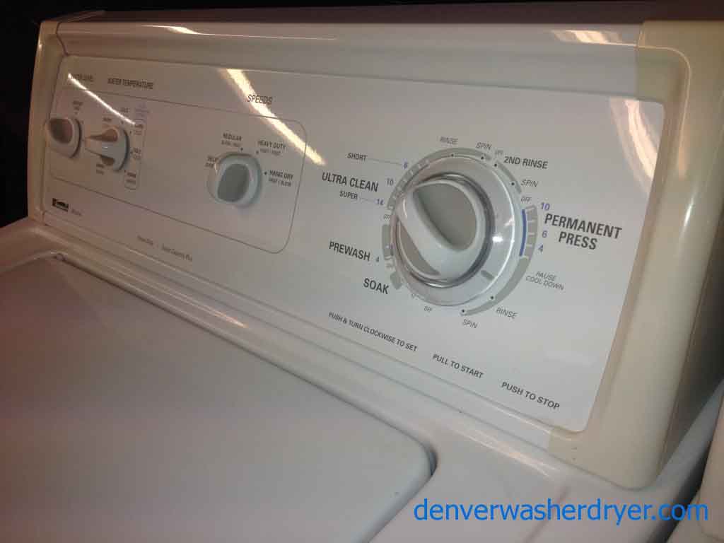 Kenmore 80 Series Washer/Dryer, super capacity plus
