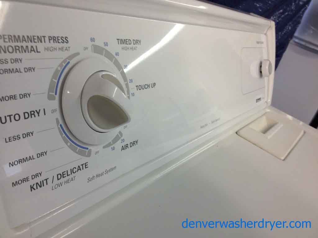 Kenmore Washer/Dryer, nice features, simple and solid