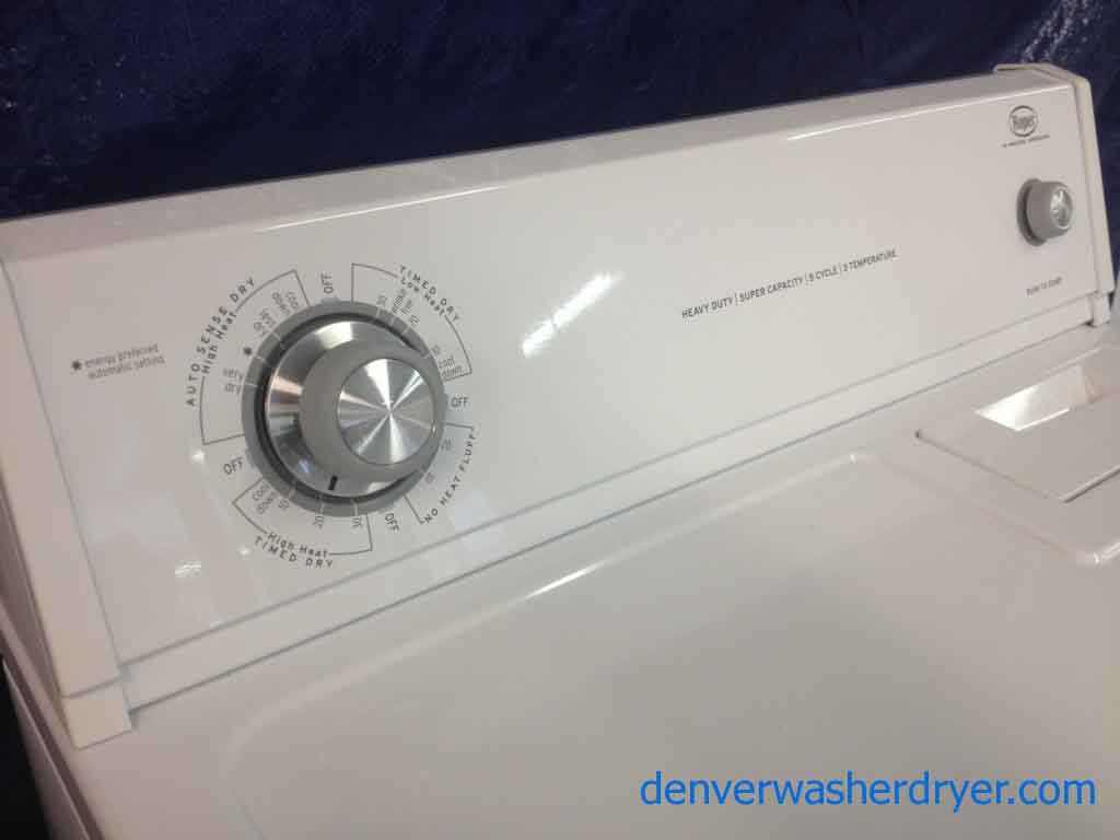 Roper Dryer, by Whirlpool, Super Capacity, simple unit