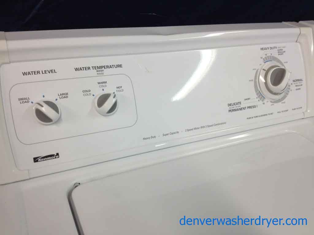 Kenmore Washer/Dryer, simple and great units