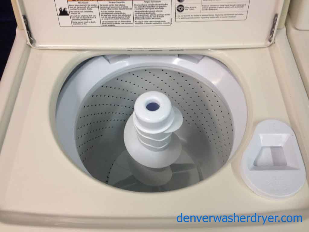 Kenmore Elite Washer/Dryer Set, King Sized Capacity! beige color