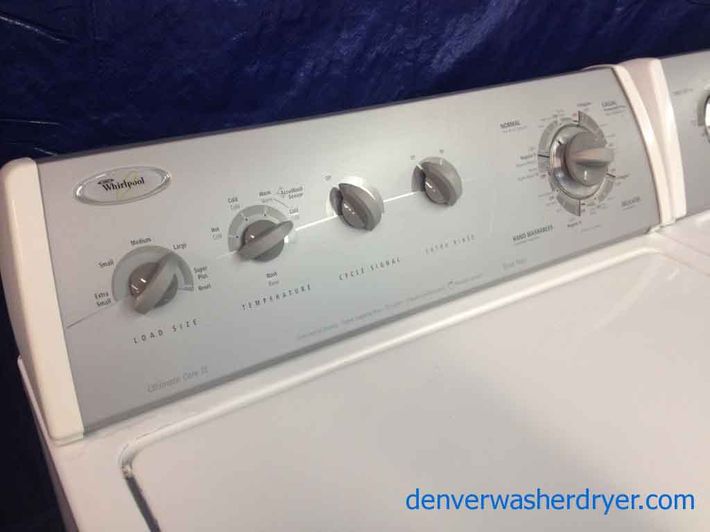 Whirlpool Gold Washer/Dryer, ultimate care II