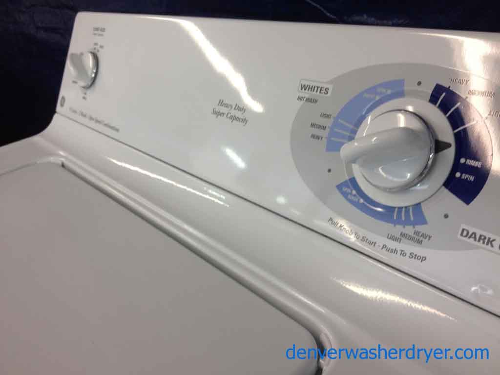 GE Washer/Dryer, Heavy Duty, Super Capacity