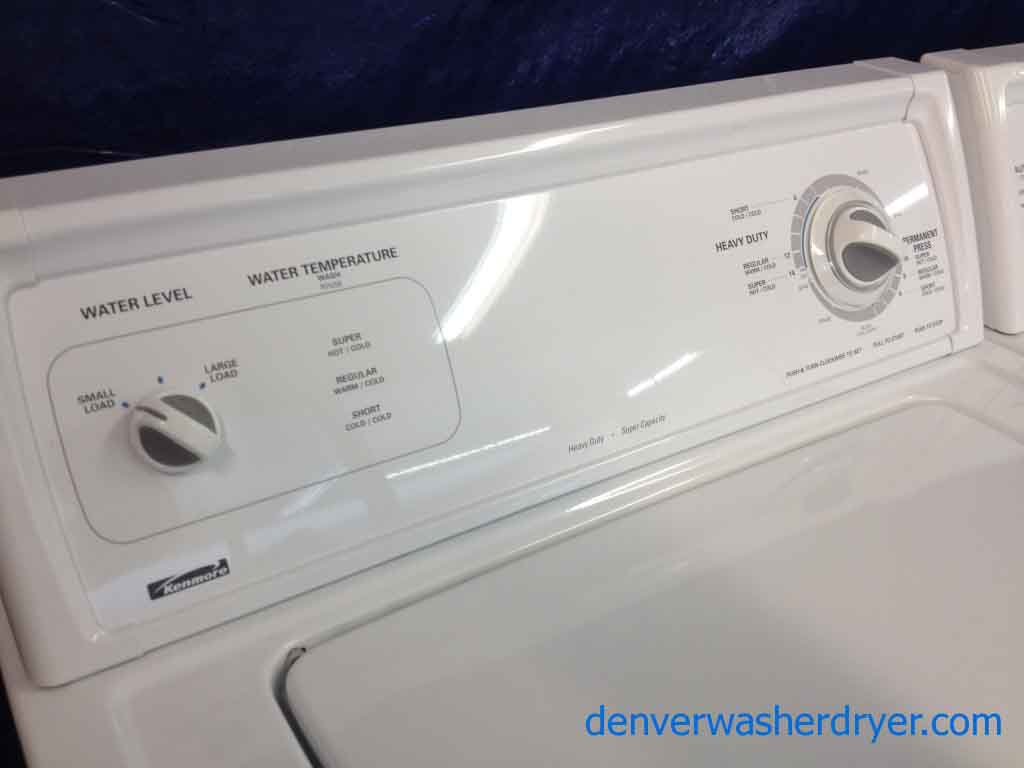 Kenmore Washer/Dryer, Heavy Duty, Simple Controls