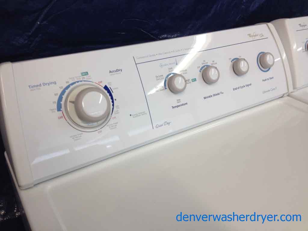 Whirlpool Ultimate Care II Washer/Dryer (gold dryer)