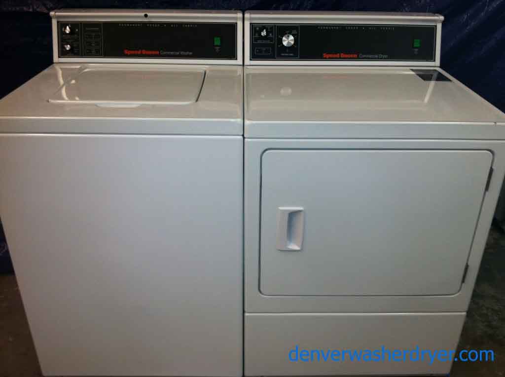 Large Images for Speed Queen Washer/Dryer Set, Super Nice, Stainless