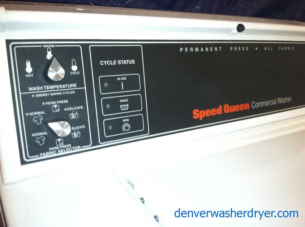 Speed Queen Washer/Dryer Set, Super Nice, Stainless