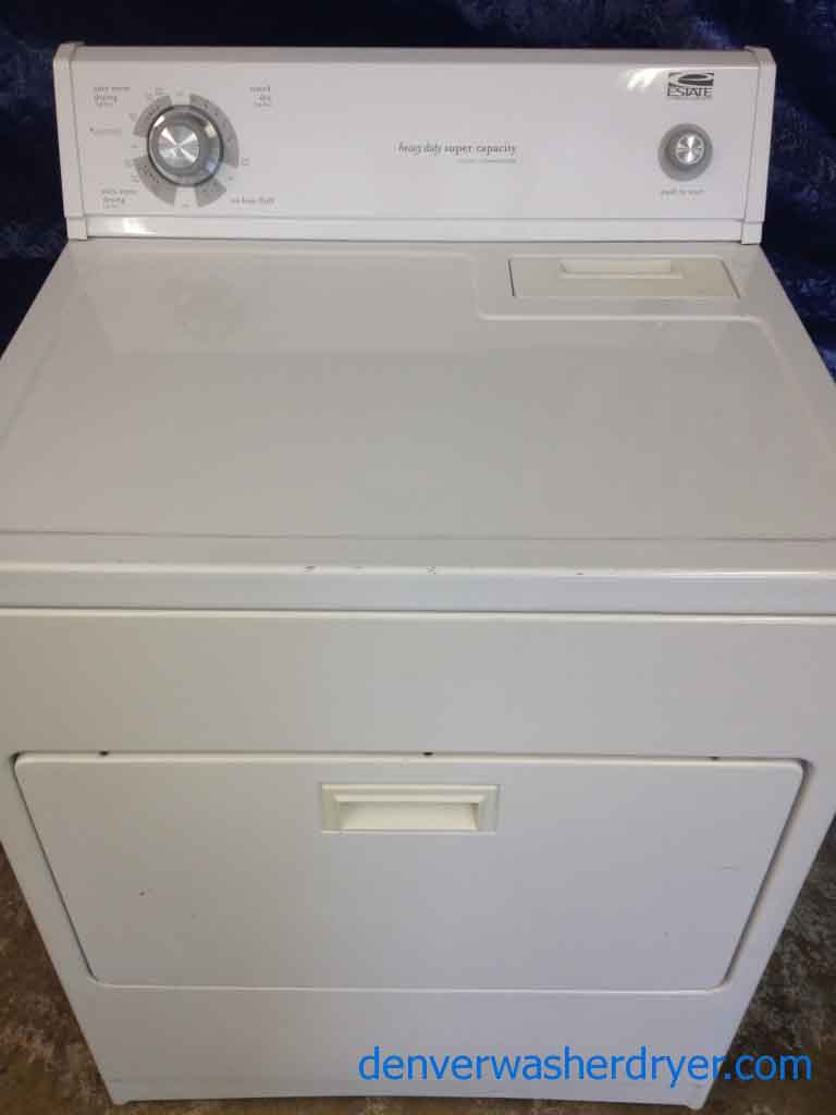 Estate Dryer, by Whirlpool, Heavy Duty – Super Capacity
