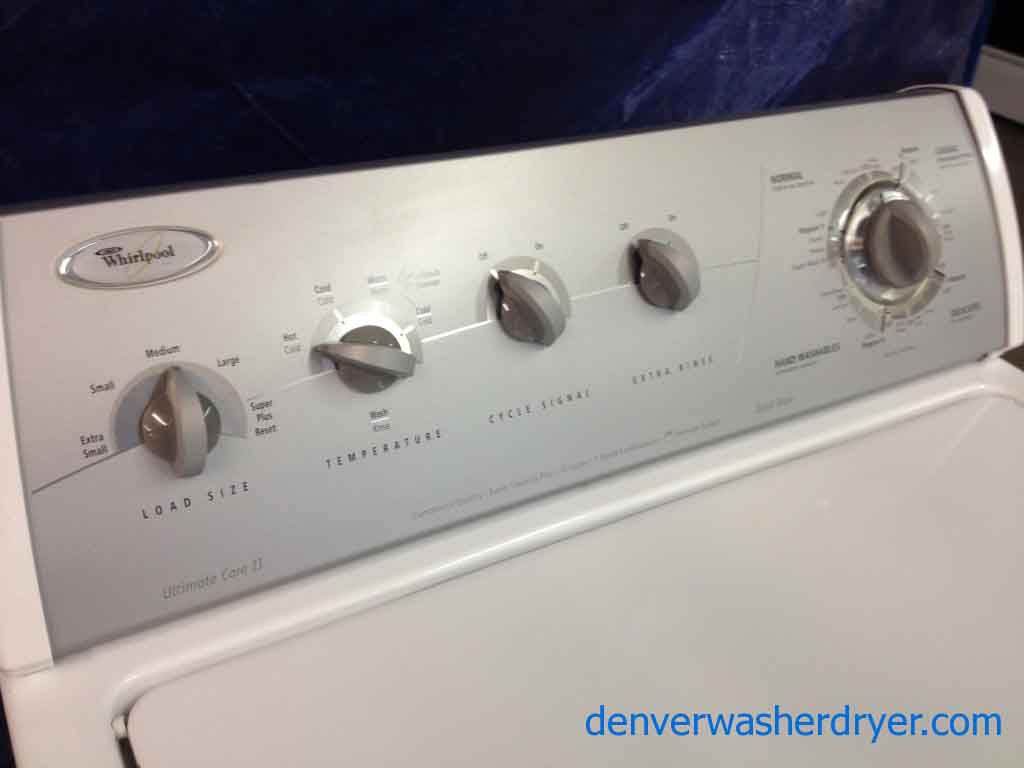 Large Images for Whirlpool Washer, Ultimate Care II, Super capacity