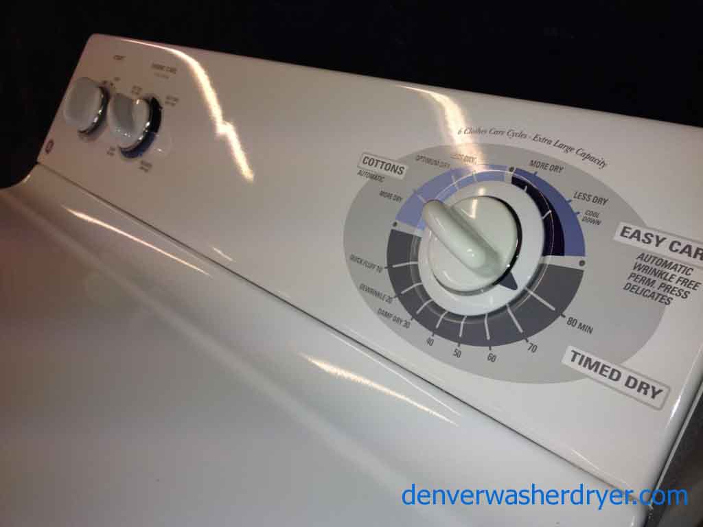 Large Images for GE Dryer, clean and solid 1179