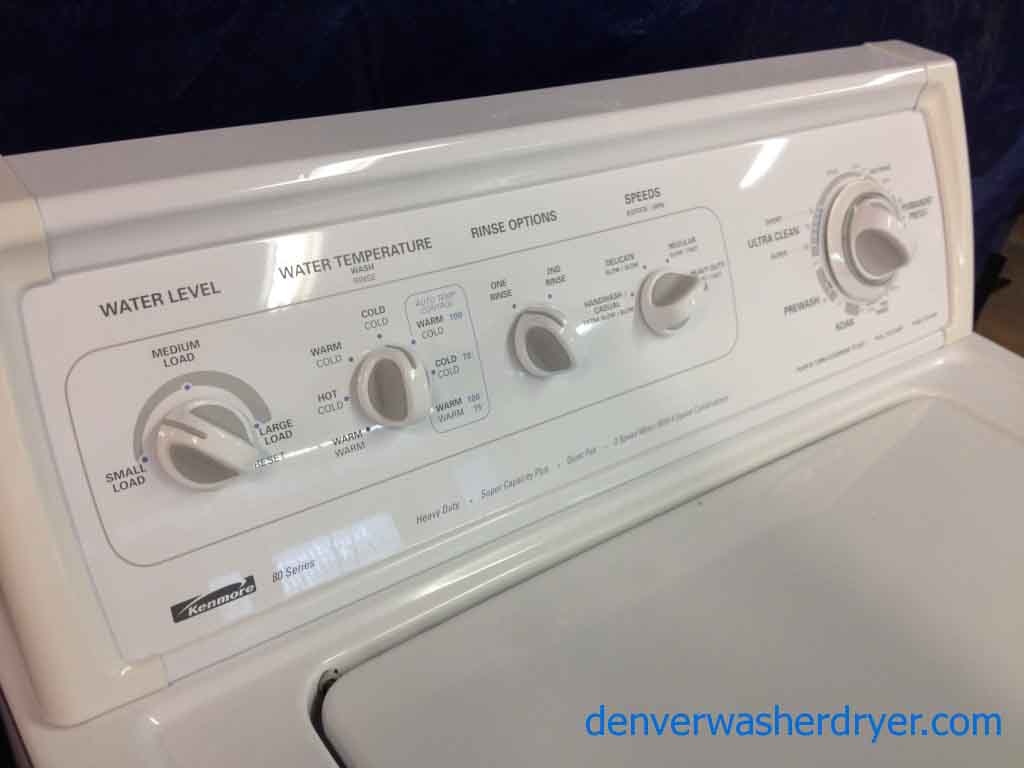 Kenmore 80 Series Washer, Super Capacity Plus