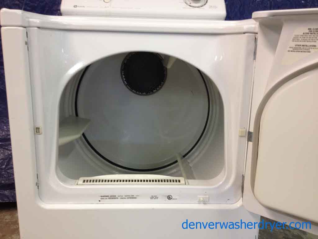 Maytag Dryer, dependable care, heavy duty