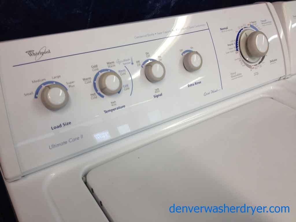Whirlpool Ultimate Care II Washer/Dryer, excellent!