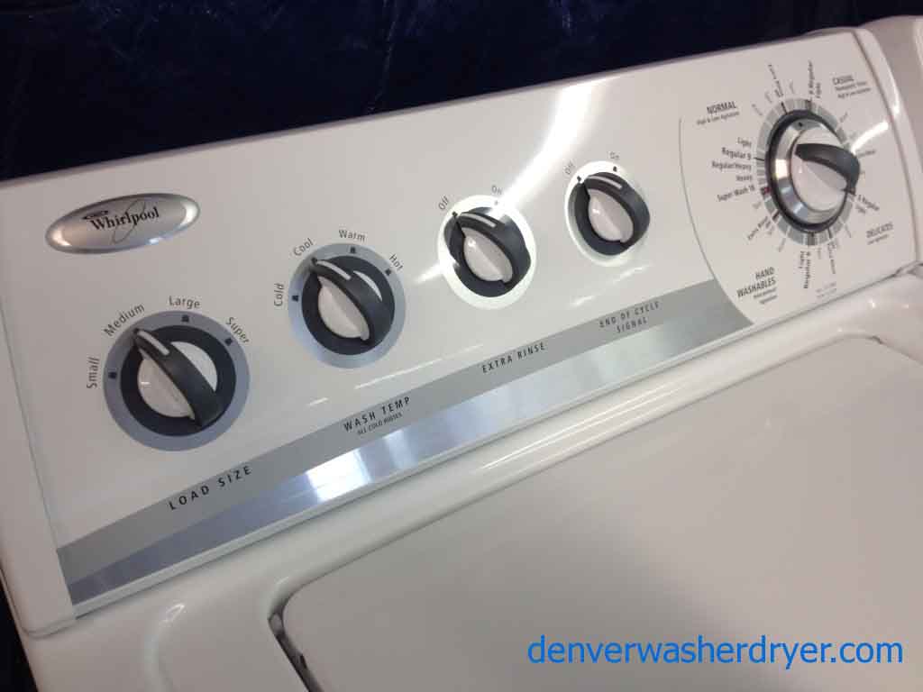 Fantastic Whirlpool Washer/Dryer, newer models
