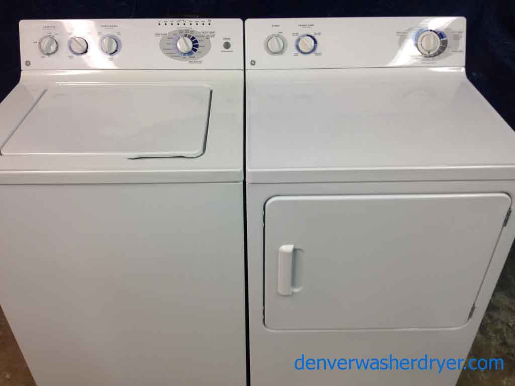 Ge Washer/Dryer, solid matching set