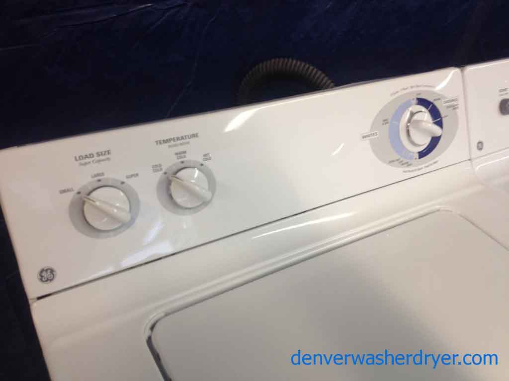 GE Washer/Dryer Set, matching, simple units