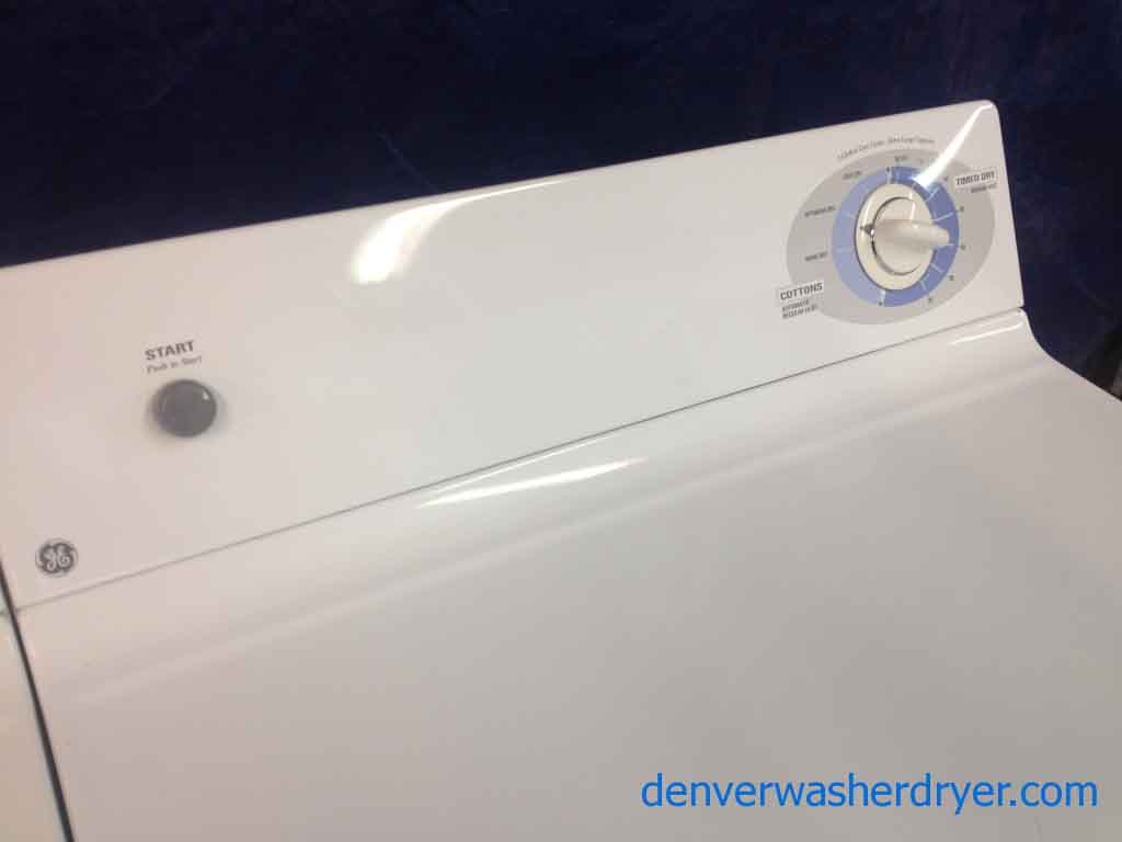 GE Washer/Dryer Set, matching, simple units
