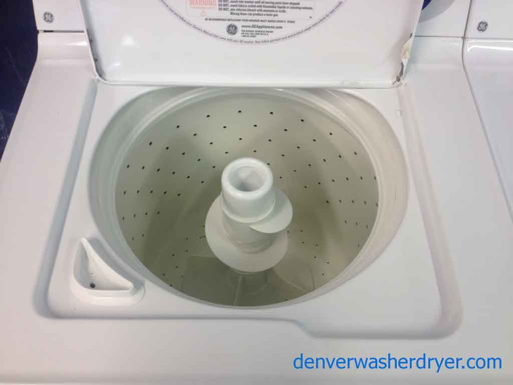 GE Washer/Dryer Set, matching, simple units