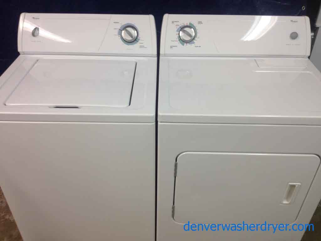 Whirlpool Washer/Dryer, nice matching extra large capacity