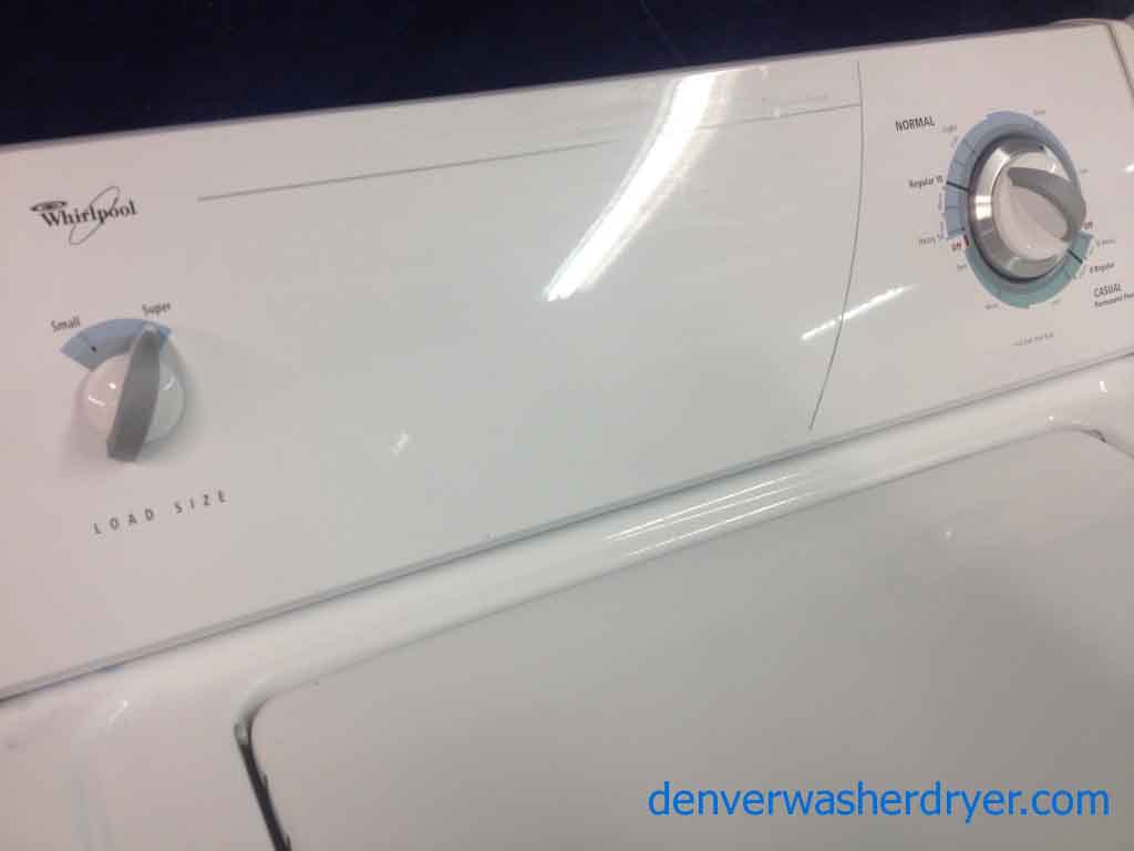 Whirlpool Washer/Dryer, nice matching extra large capacity