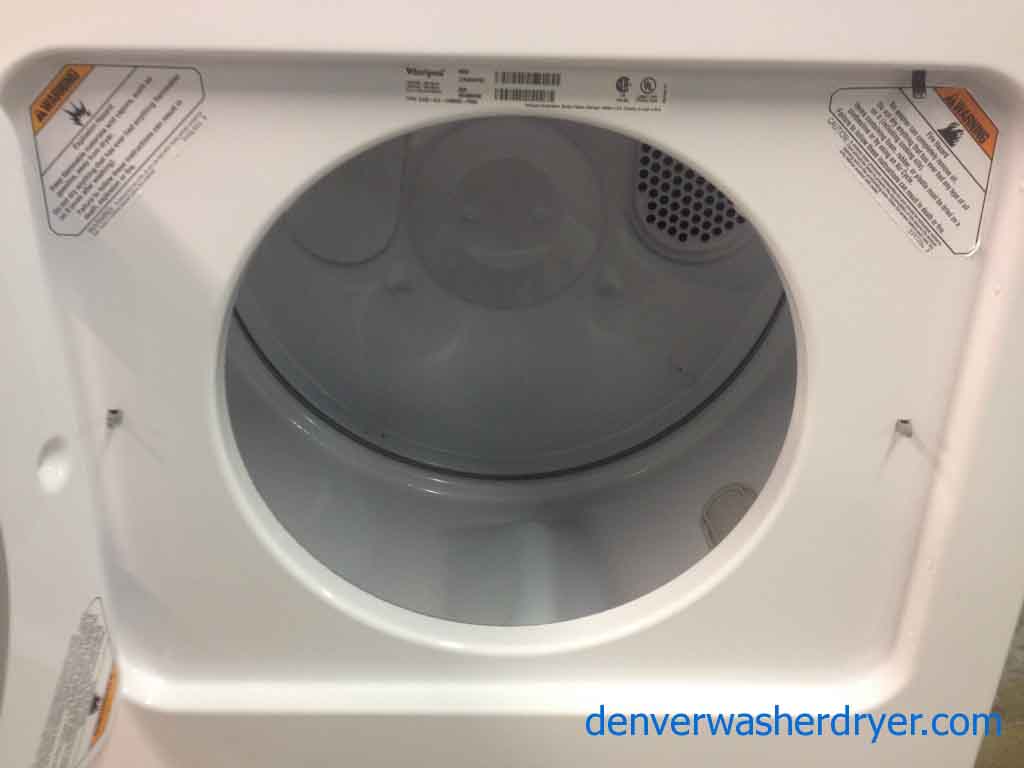 Whirlpool Washer/Dryer, nice matching extra large capacity