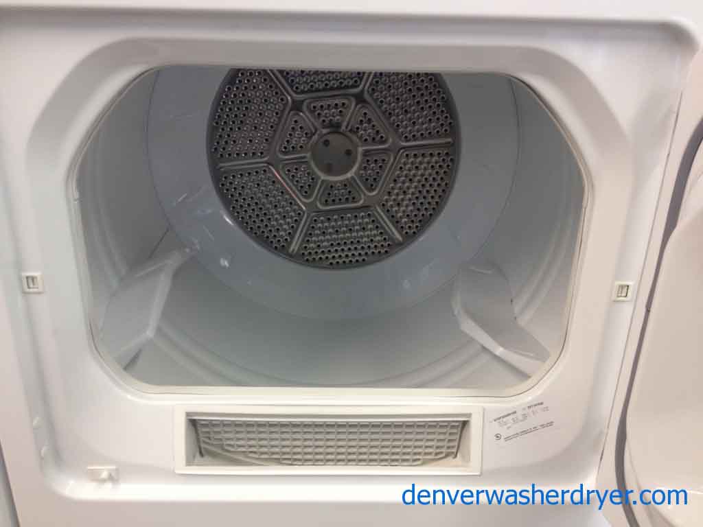 GE Washer/Dryer, like-new, energy star, he, stainless drum