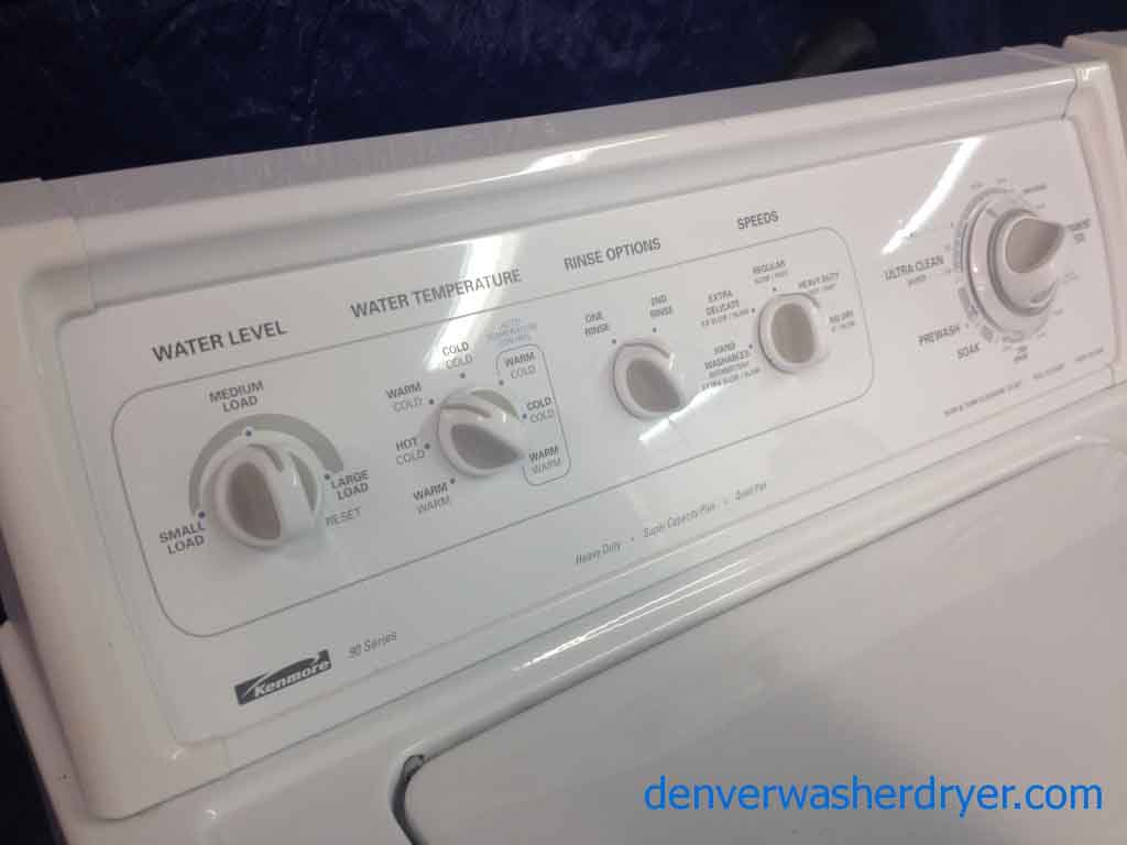 Kenmore 90 Series Washer/Dryer Set, solid!