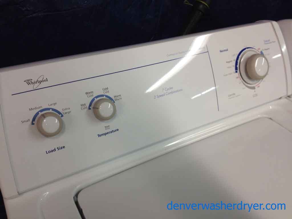 Whirlpool Washer/Dryer, extra large capacity, commercial quality