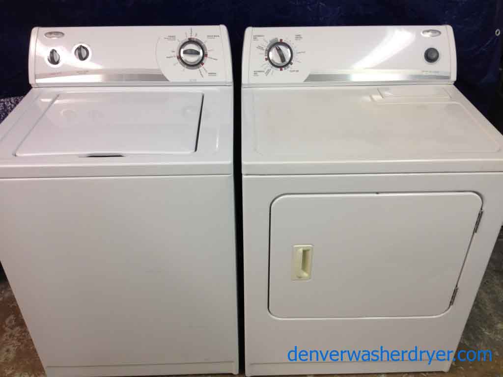 Whirlpool Washer/Dryer, Super Capacity, nice recent models!