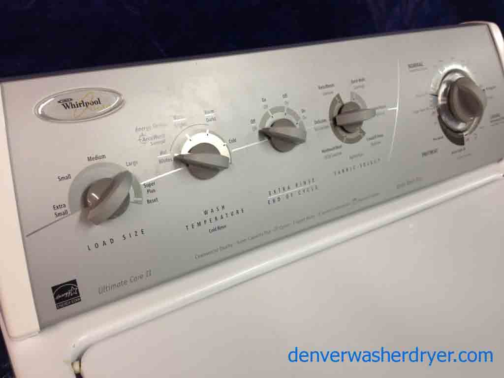 Whirlpool Gold Washer, Ultimate Care II, Energy Star