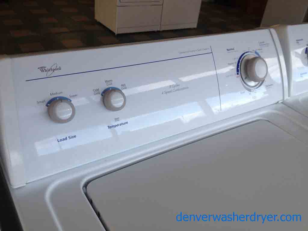 Whirlpool Super Capacity Washer/Dryer
