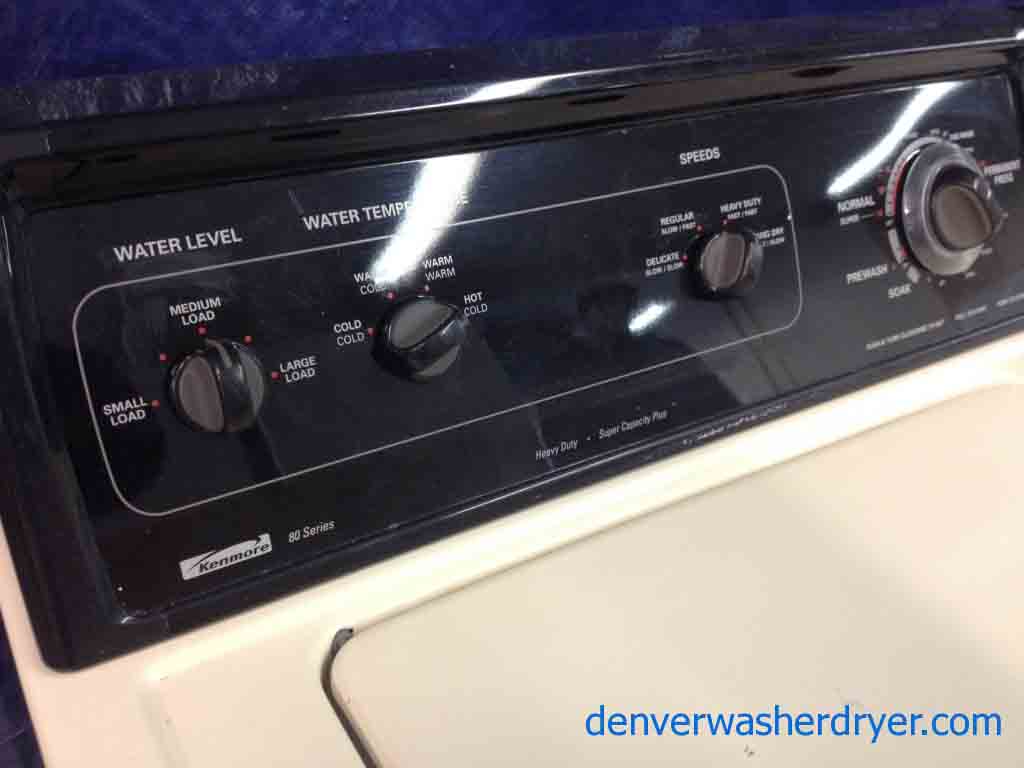 Kenmore 80 Series W/D, Super Capacity Plus