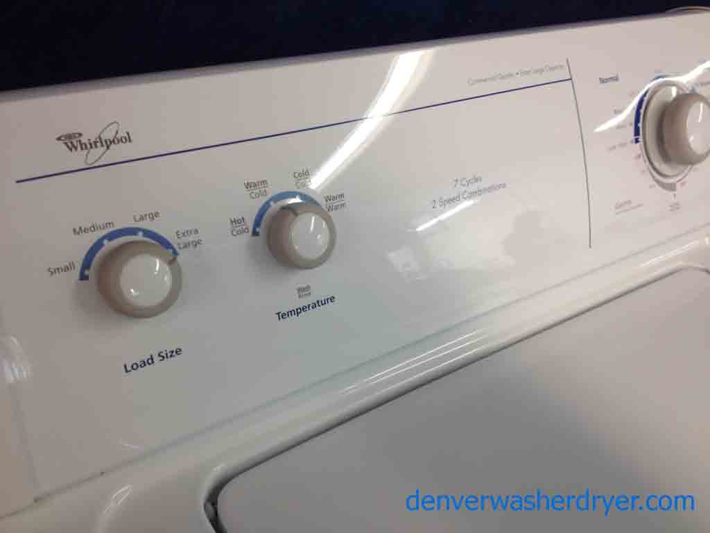 Whirlpool Washer/Dryer, Extra Large Capacity