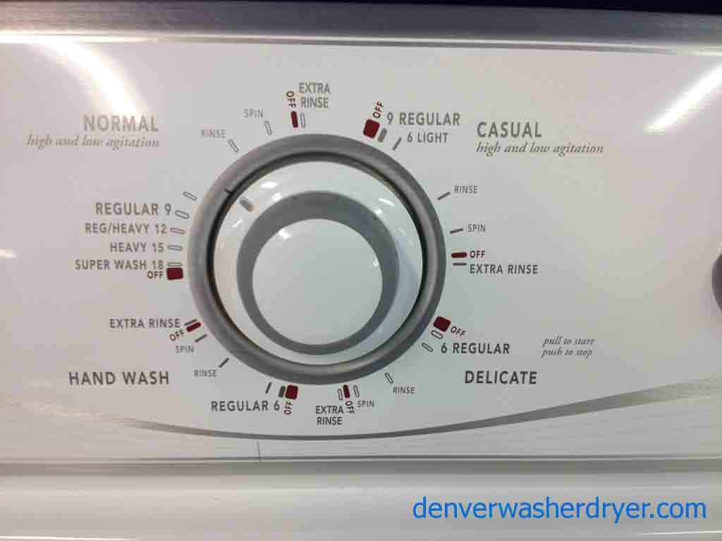 Maytag Dependable Care Washer/Dryer, nicer, newer