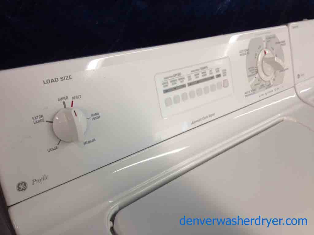 GE Profile Washer/Dryer Set, nice!