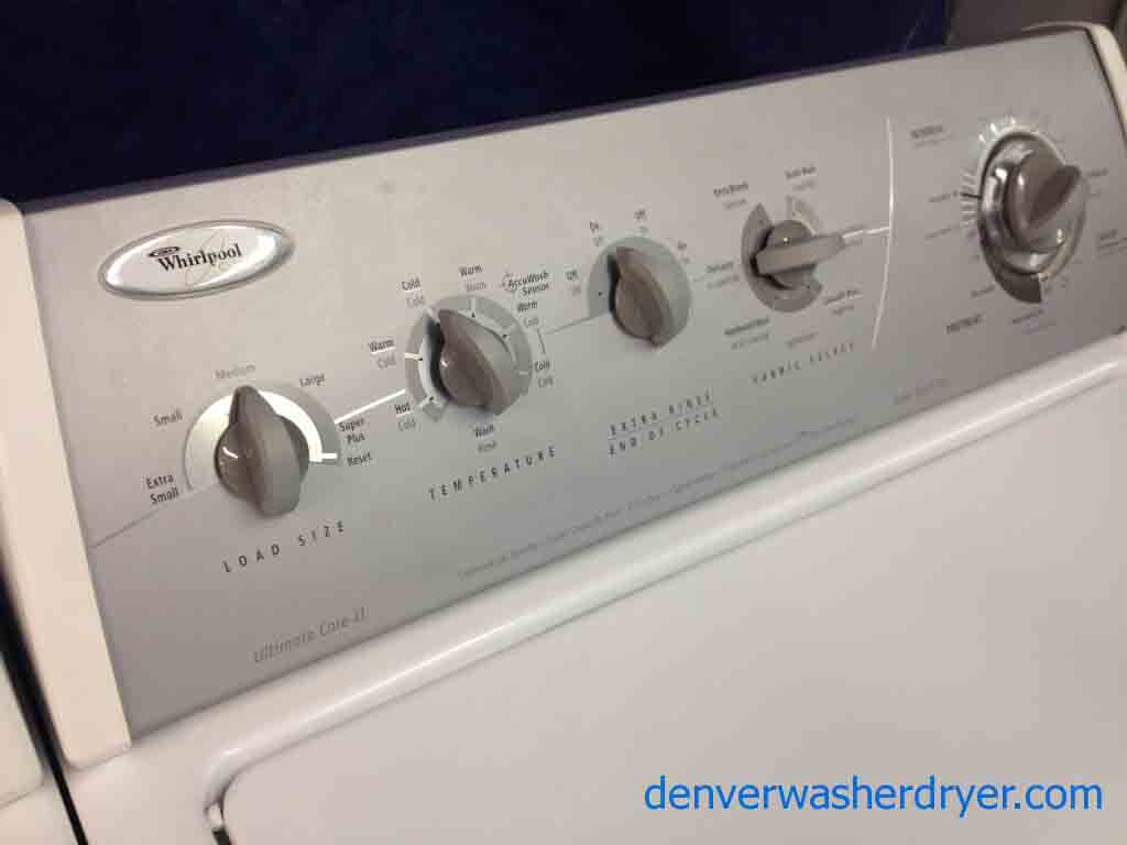 Whirlpool Gold Washer/Dryer, Ultimate Care II, So Nice!