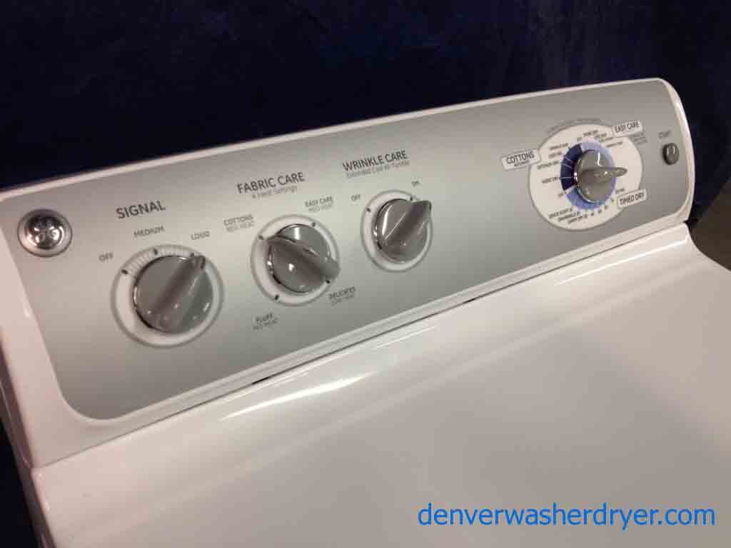 GE Dryer, recent model, stainless steel drum, king size!