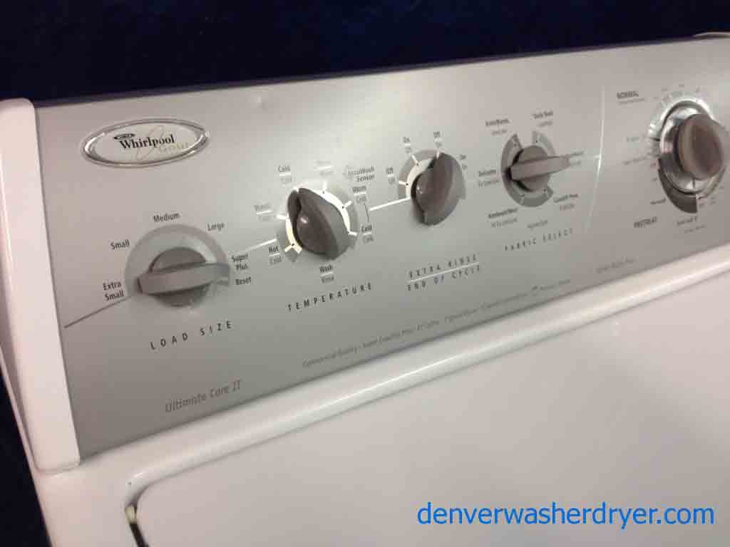 Whirlpool Washer/Dryer Ultimate Care II, nice solid set, good features