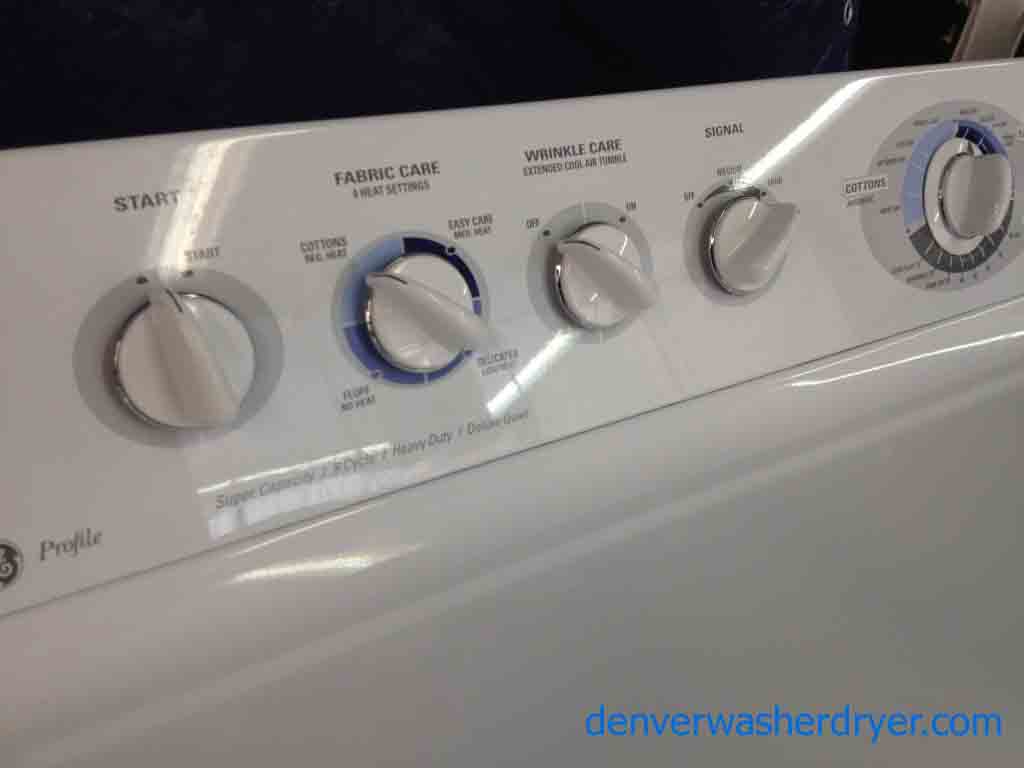GE Washer/Dryer, Stainless Steel, Prodigy Edition