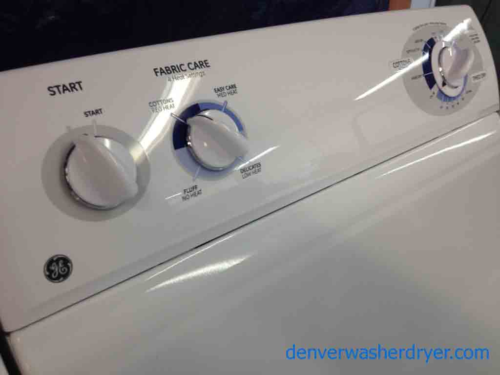 GE Washer/Dryer Set, Stainless Steel Drum, Wonderful Condition