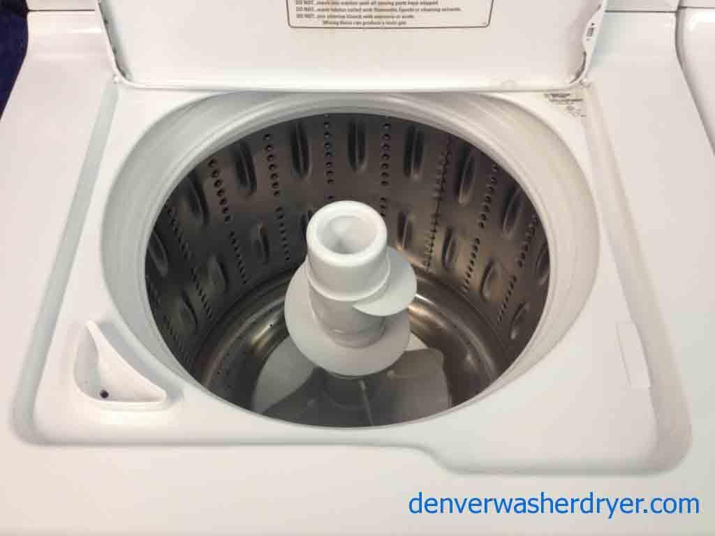 GE Washer/Dryer Set, Stainless Steel Drum, Wonderful Condition