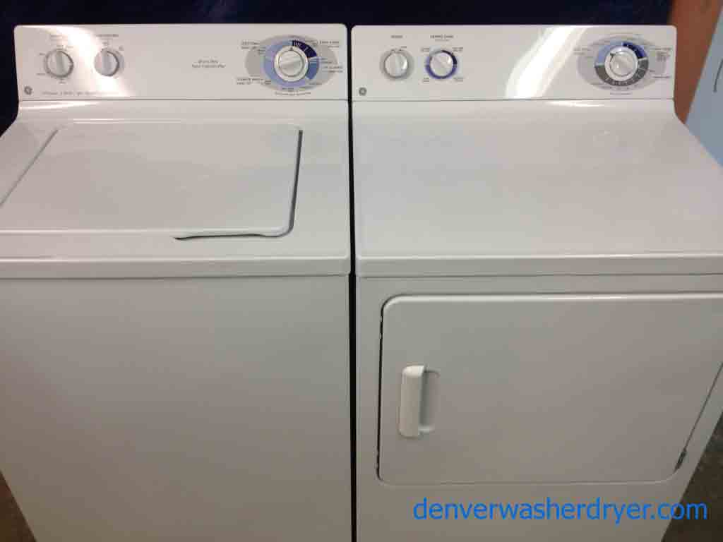 GE Washer/Dryer Set, Super Capacity Plus