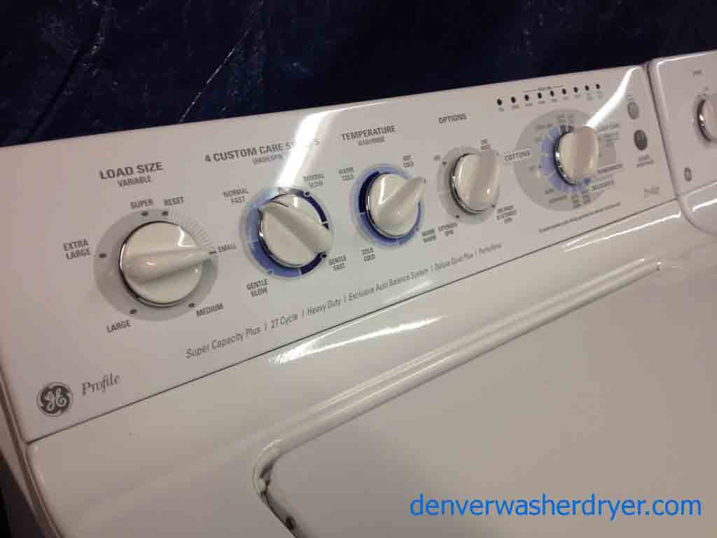 GE Prodigy Profile Washer/Dryer, Nice Set!