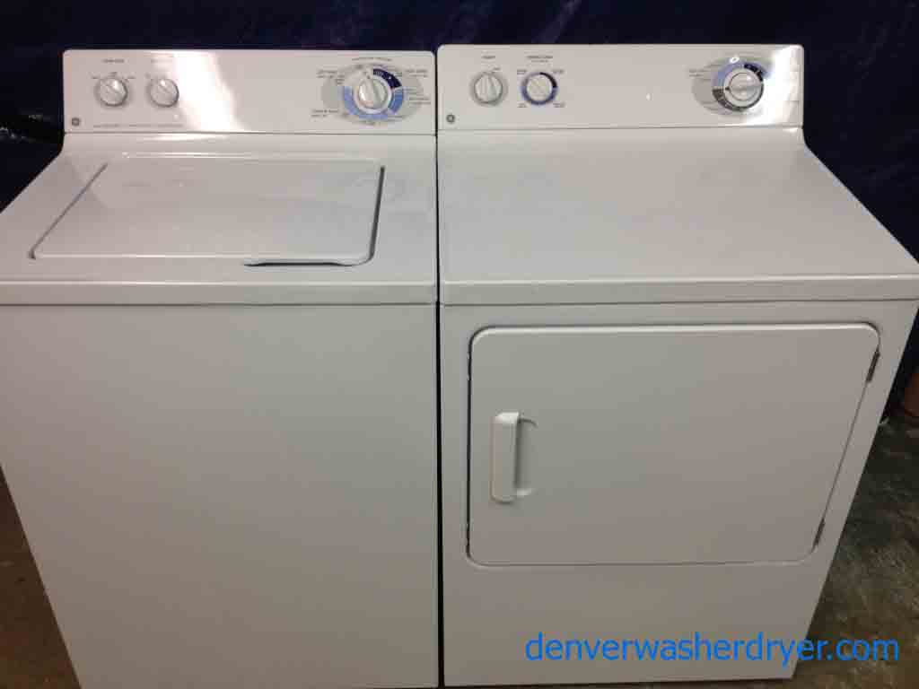 Large Images for GE Washer/Dryer Set, Simple and Reliable 1347