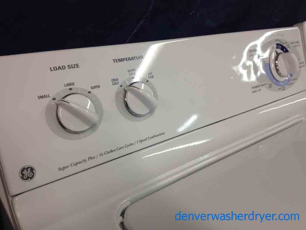 GE Washer/Dryer Set, Simple and Reliable
