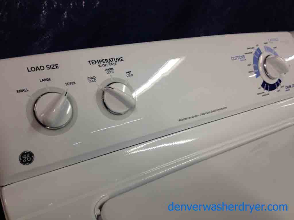 GE Washer/Dryer, very recent models
