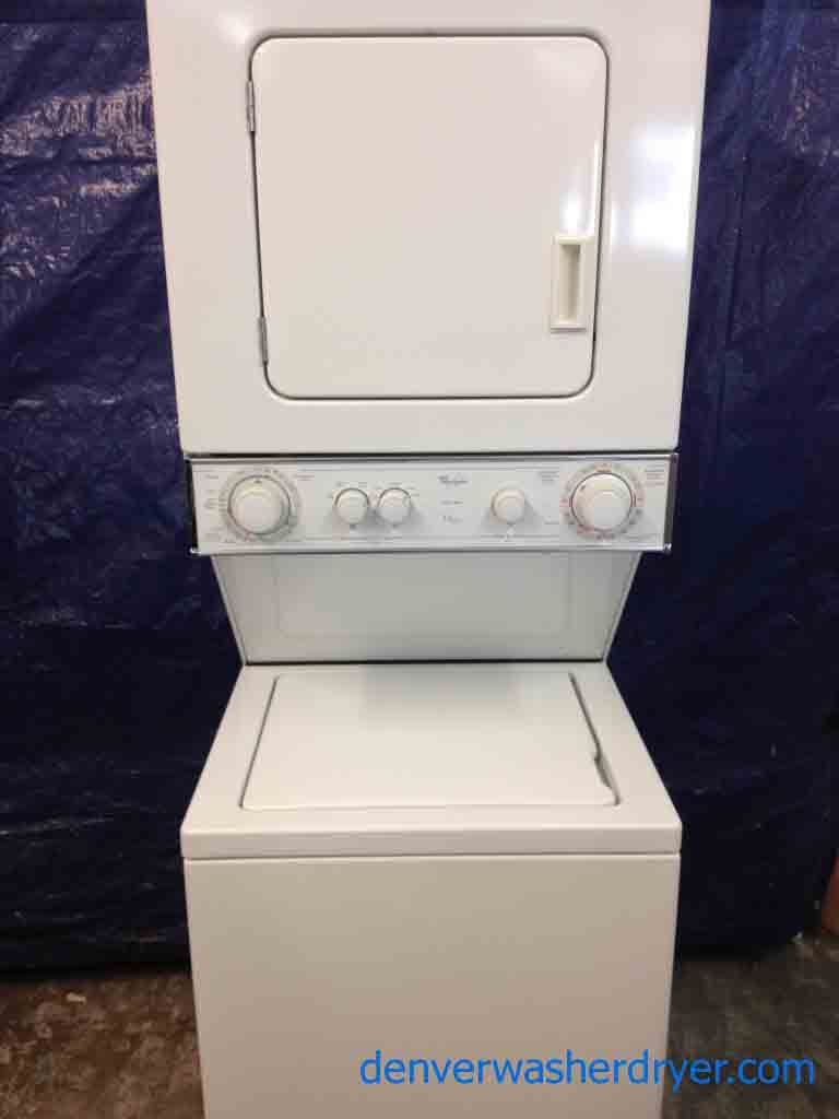 Whirlpool Thin Twin 24inch Stack Washer/Dryer, excellent condition!