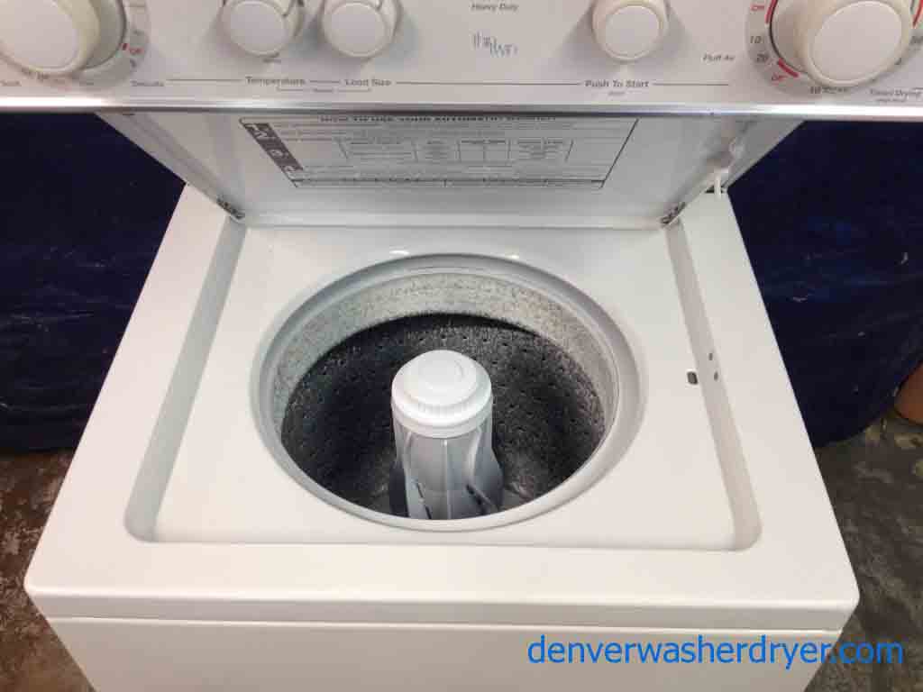 Whirlpool Thin Twin 24inch Stack Washer/Dryer, excellent condition!