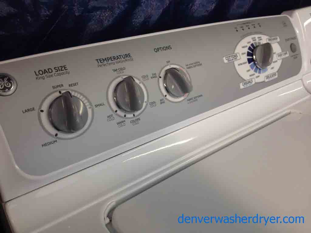 GE Washer/Dryer, Stainless Steel, Energy Star